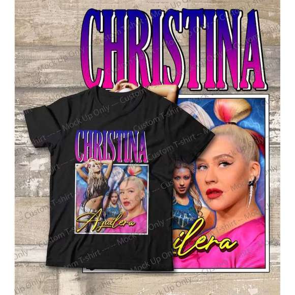 Christina Aguilera T Shirt Music Singer - Picture 1 of 4